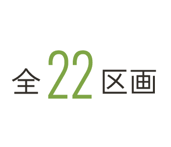全22区画